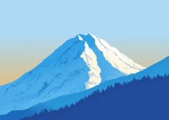 花卷-雪山1